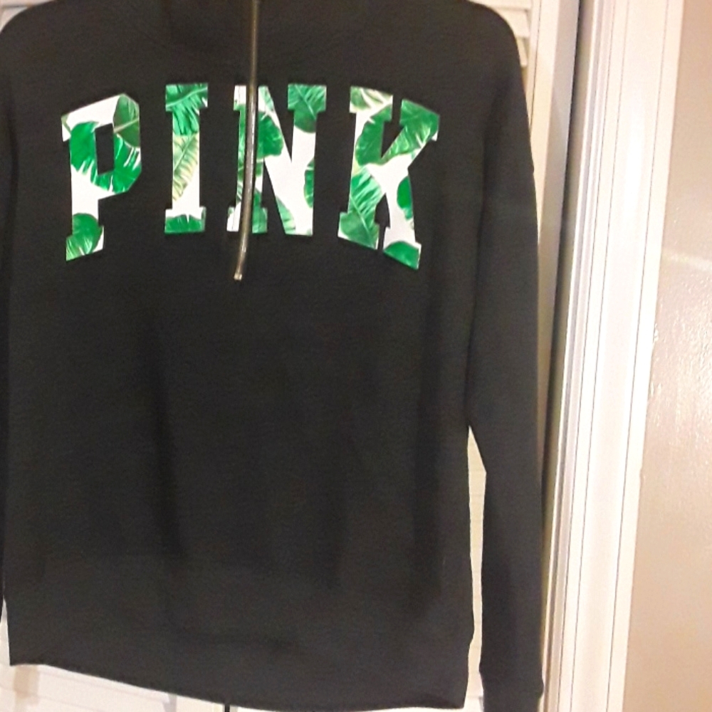 VS Pink half zip hoodie